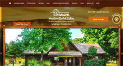 Desktop Screenshot of bransonvacationrentalcabins.com