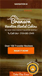 Mobile Screenshot of bransonvacationrentalcabins.com